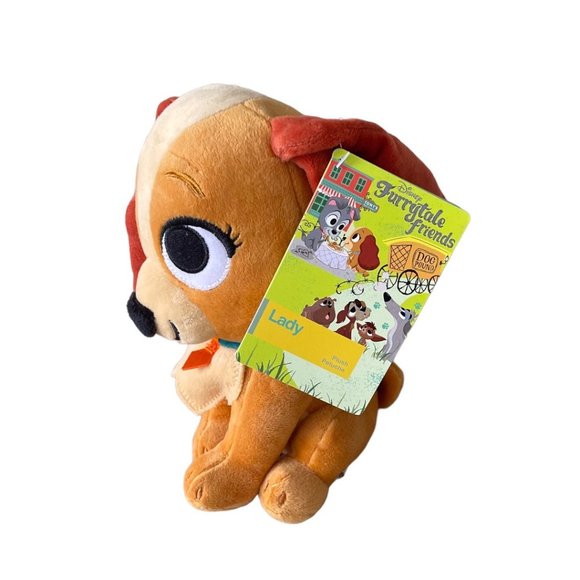 Disney Store Lady and the Tramp Lady Disney Furrytale Friends Dog Puppy Plush - Picture 5 of 6